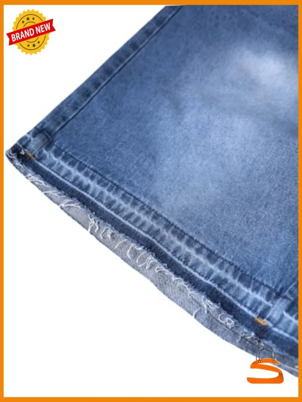 Women Plus Size Denim Bermuda Shorts High Waisted Baggy Knee Length Jorts